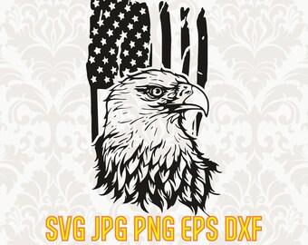 Download Eagle Flag Svg Etsy