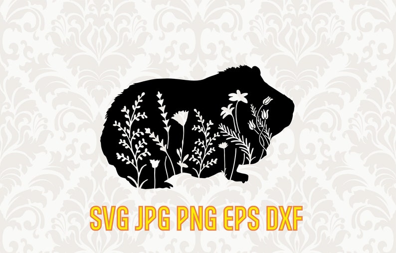 Download Guinea pig svg silhouette clipart criceto vettoriale ...