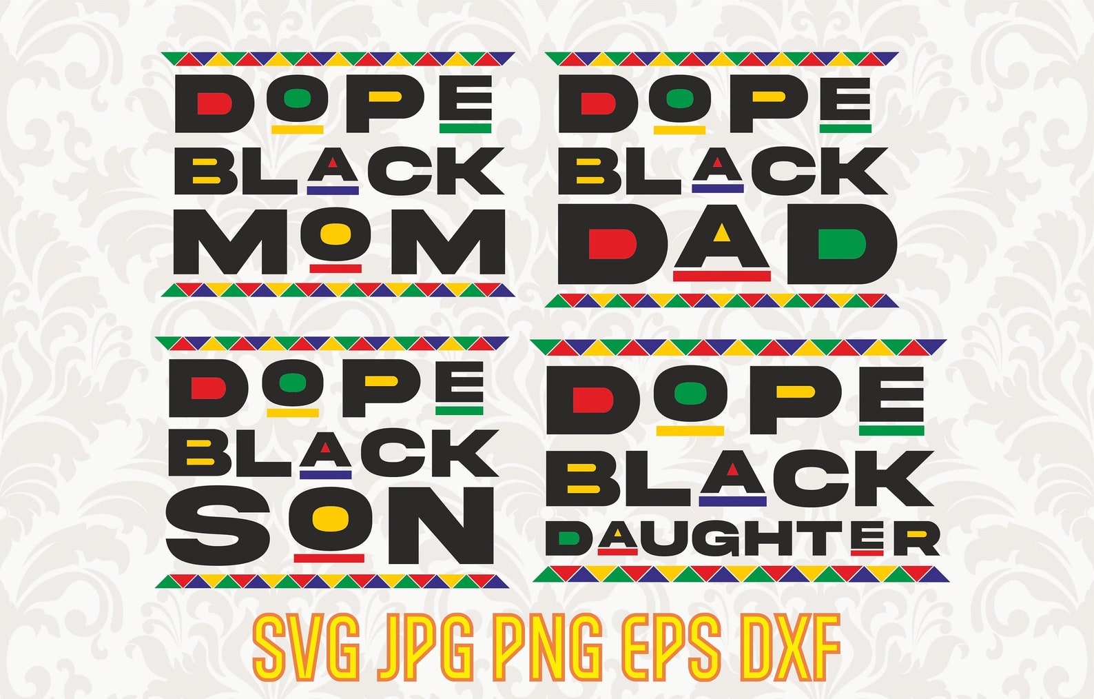 Download Dope Black family svg Dope Black daughter clipart Dope ...