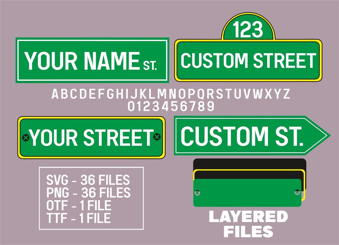 Metal Street Sign Svg, Road Sign Svg, Custom Street Sign, Man Cave Svg