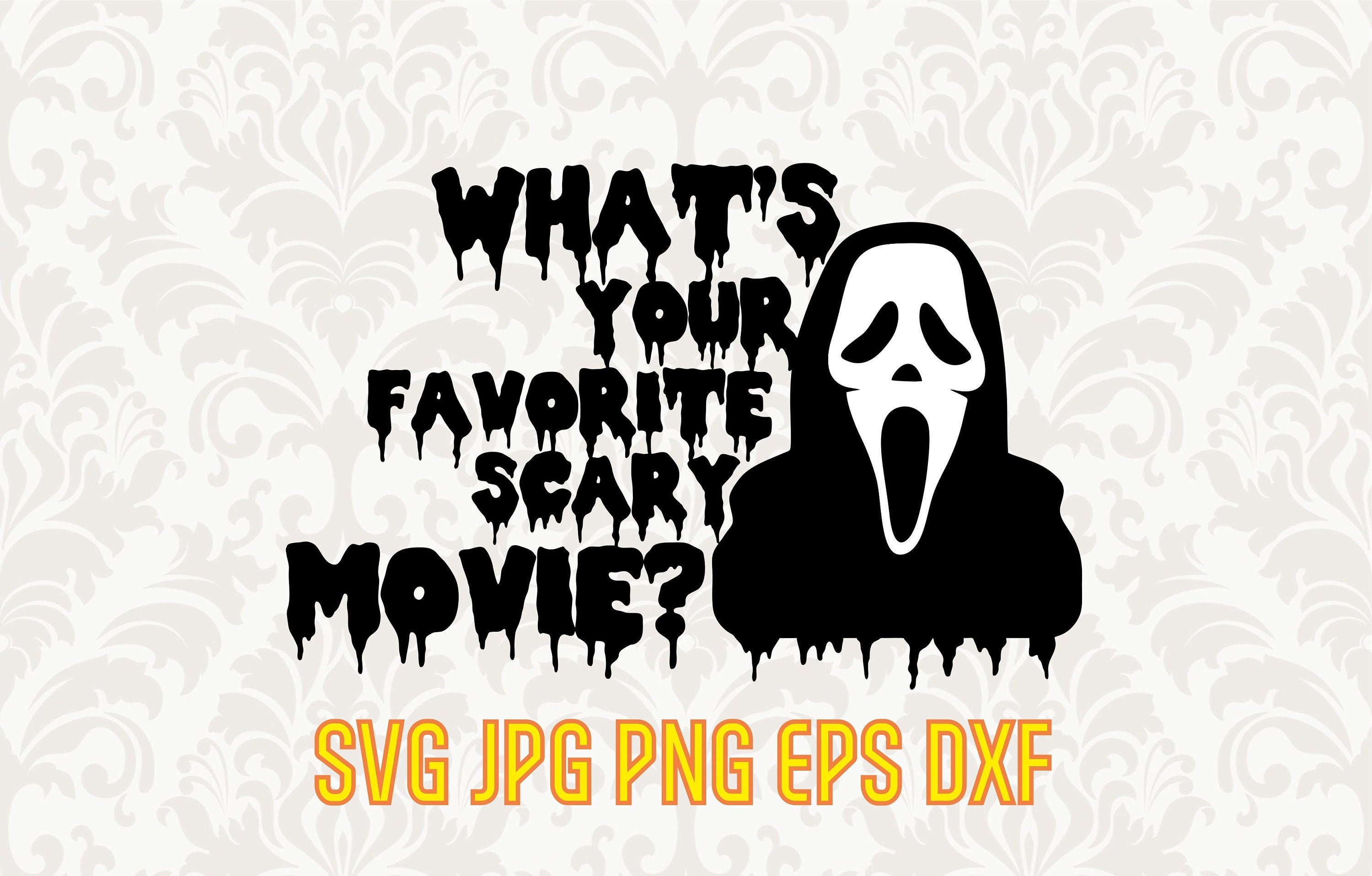 Scream svg Funny halloween quote vector scary movie | Etsy