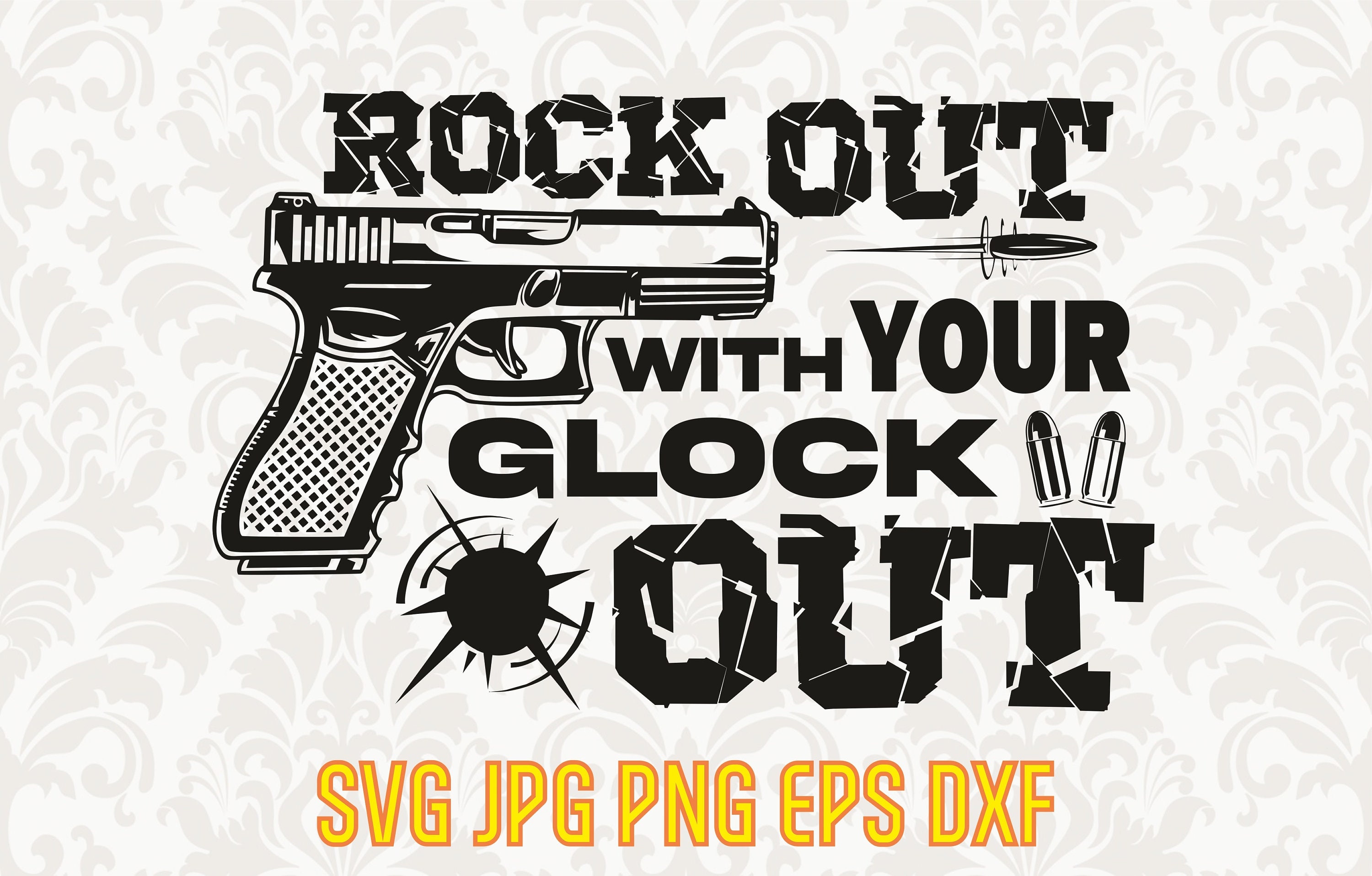 Rock out 2. Rock out. i got a glock in my rari. glock logo png.