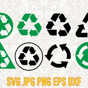 Recycling-Stempel, Tag der Erde Clipart, Recycling-Symbol, Wiederverwendungs-Emblem, Umwelt-Logo, grüne Silhouette