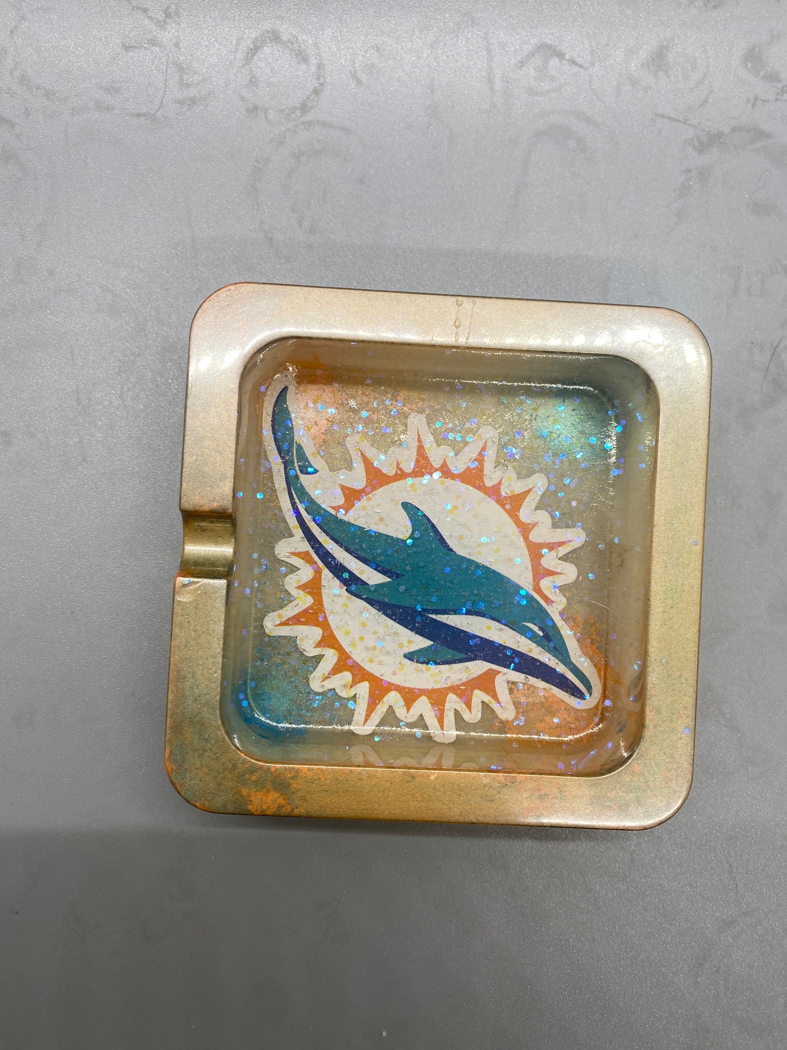 Miami Dolphins Ashtray Dolphins NFL Fan Football Gift Etsy