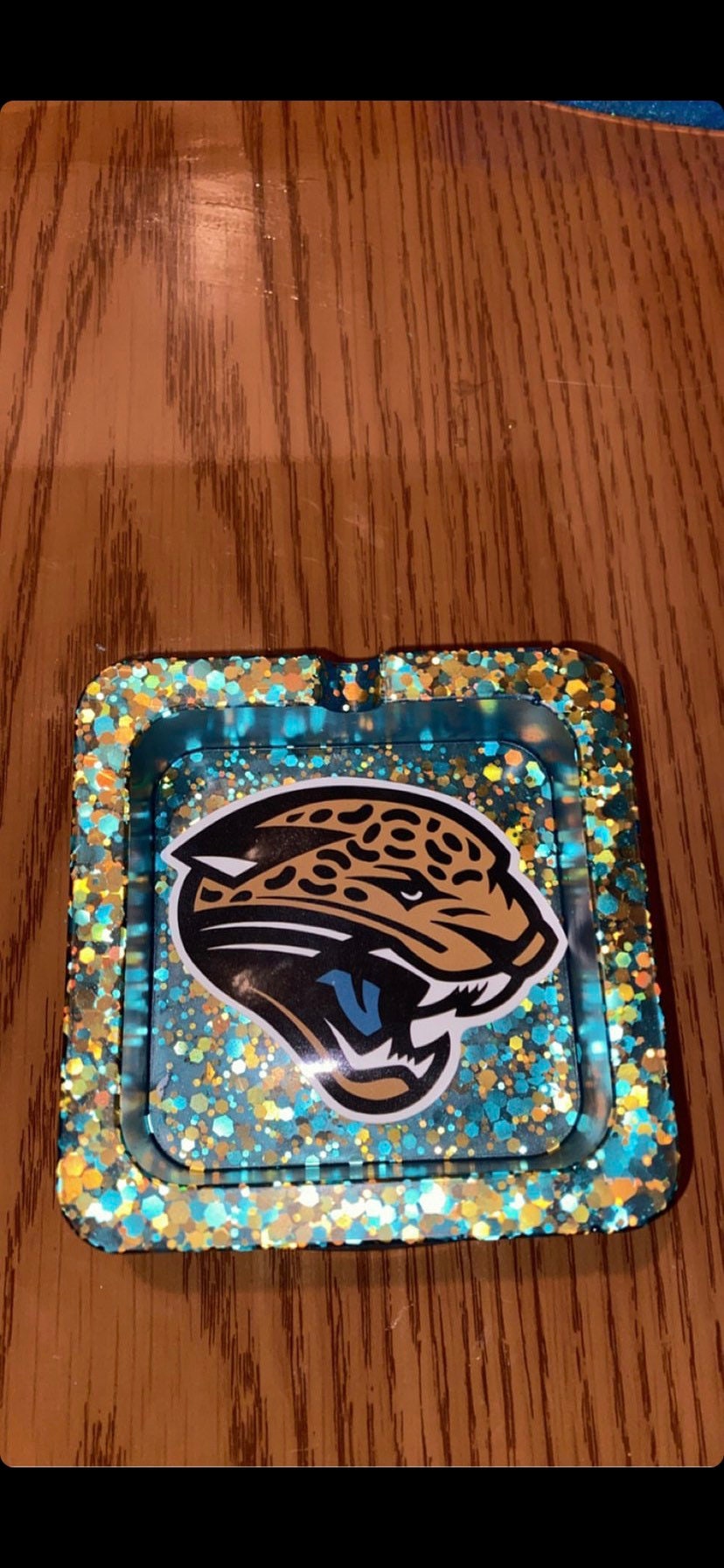 Jacksonville Jaguars Inspired Custom Ashtray Jaguars Gift Etsy