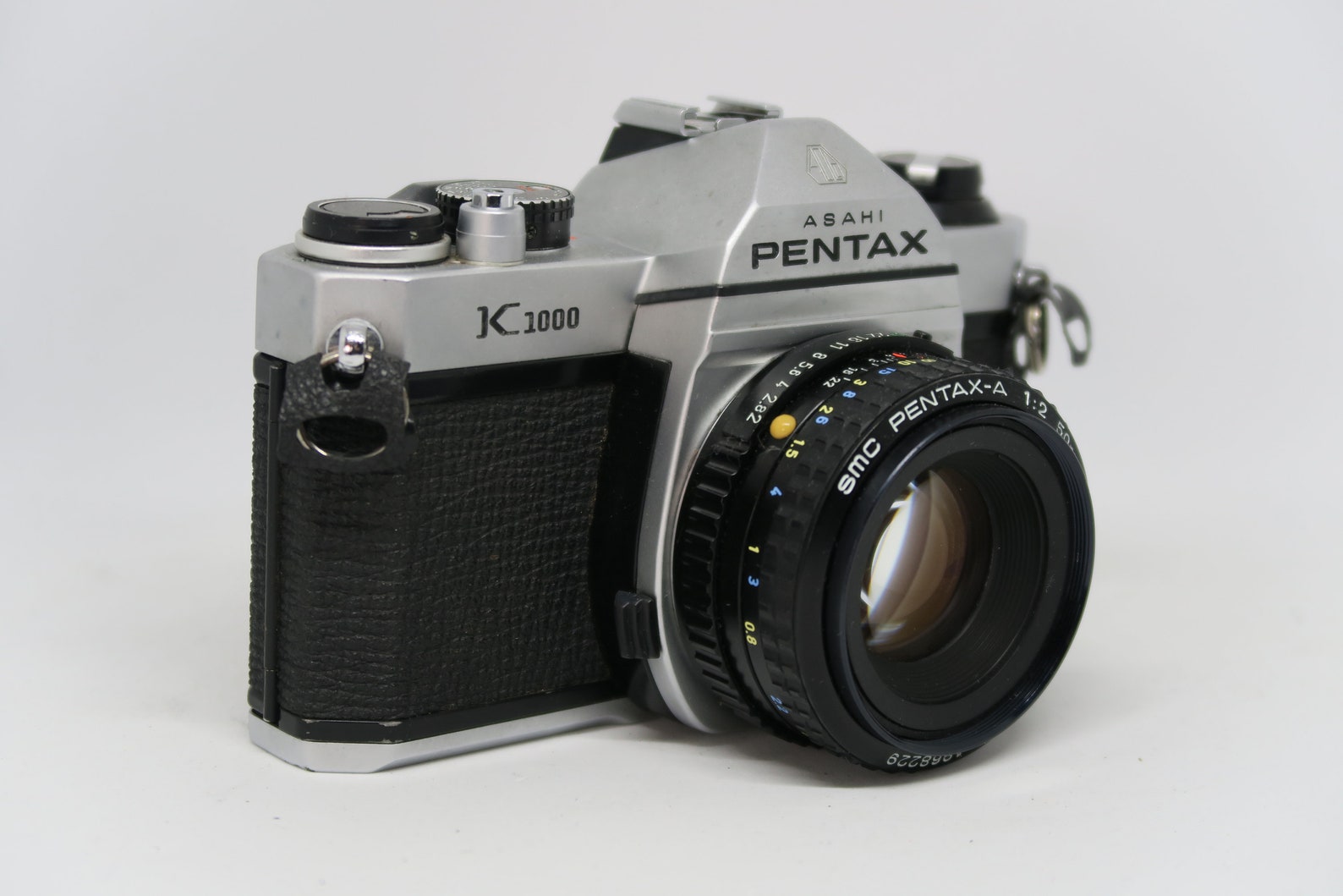 Asahi Pentax K1000 35mm Vintage Film Camera Smc Pentax A 1 2 Etsy