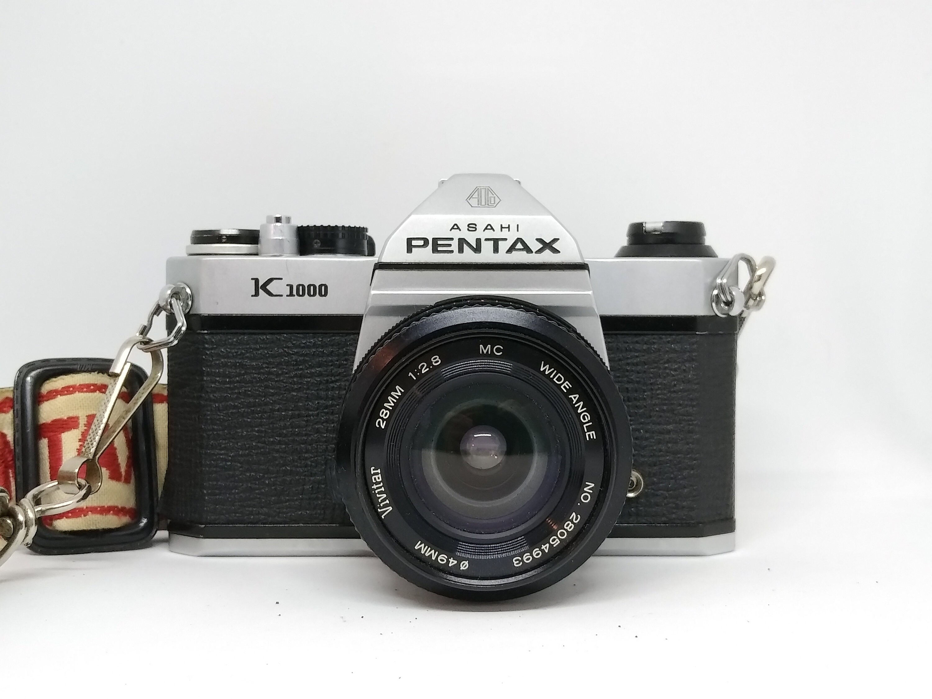 Asahi Pentax K1000 35mm Vintage Film Camera Vivitar 28mm Etsy
