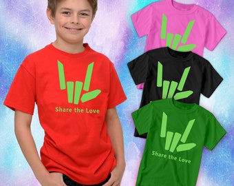Share Tee Adults Kids Love Unisex T-Shirt