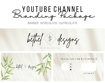 Youtube Channel Art Etsy