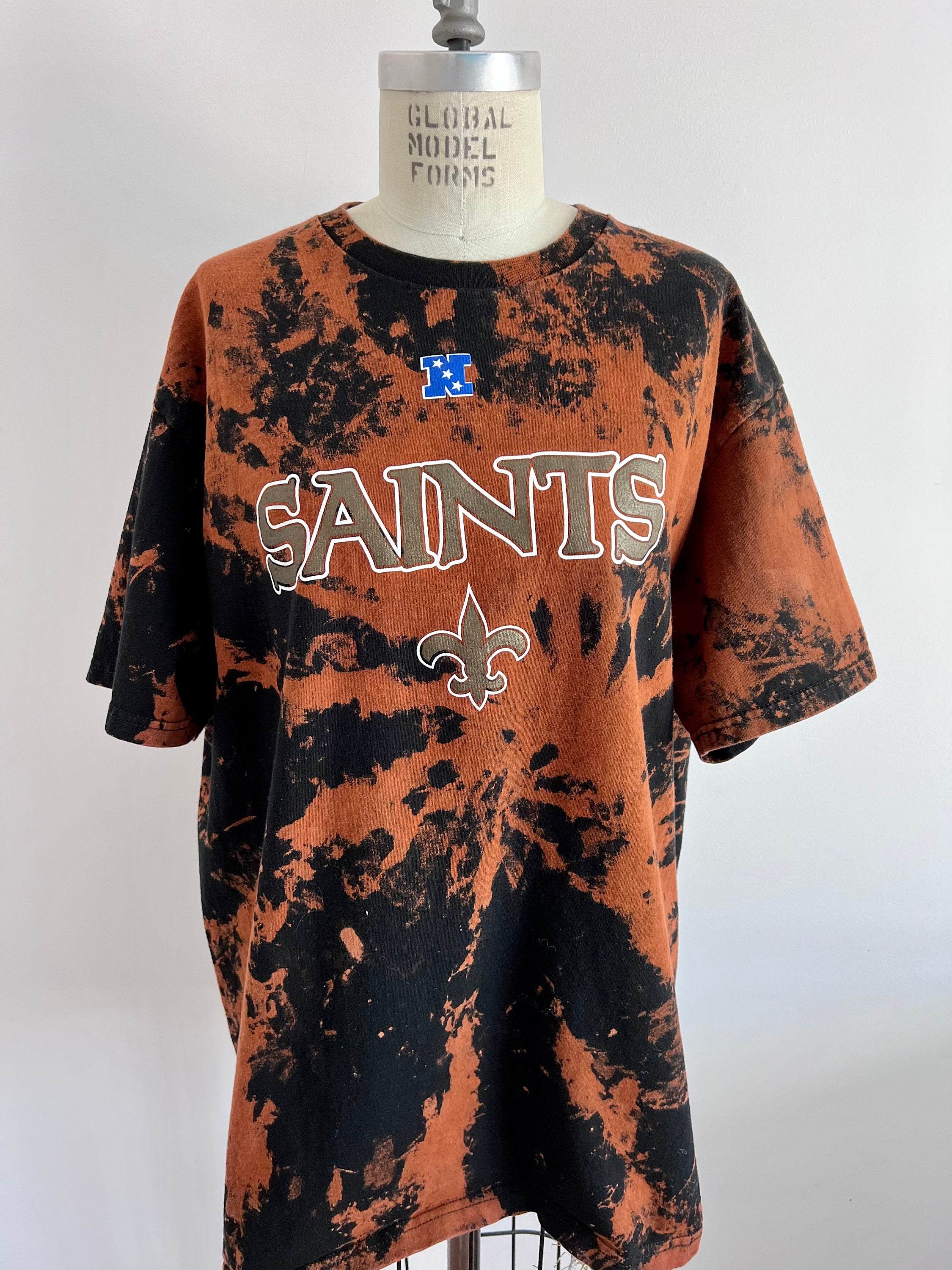 Upcycled New Orleans Saints Teefootball 