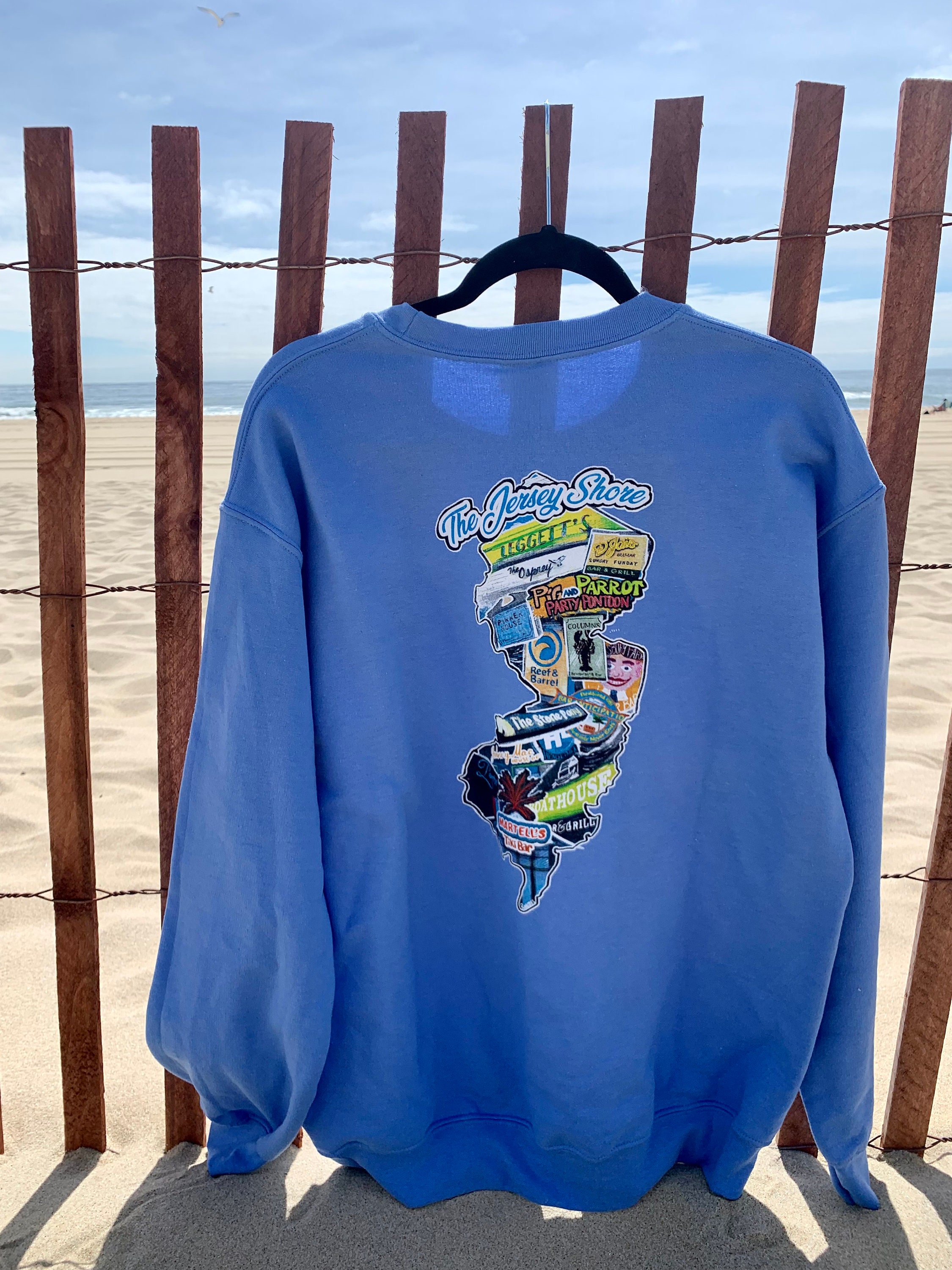 Jersey Shore Bars Crewneck | Sweatshirt | Summer | New Jersey | NJ | …