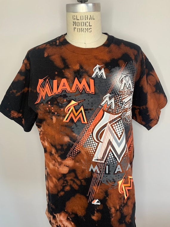 Florida Marlins MLB BASEBALL VINTAGE REVERSE TIE DYE Size XL T Shirt!