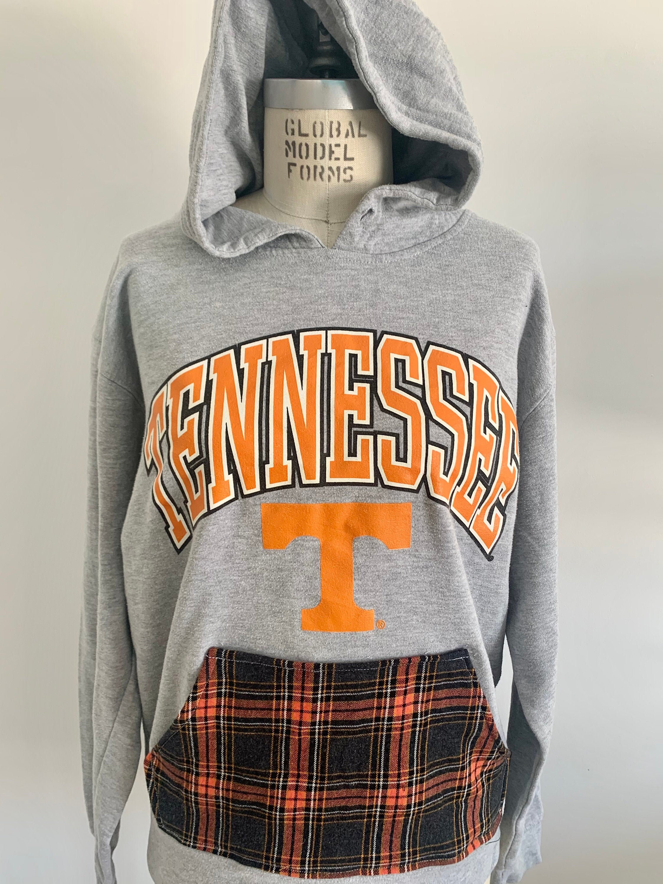 University of Tennessee Sweatshirt with Flannel Pocket Etsy