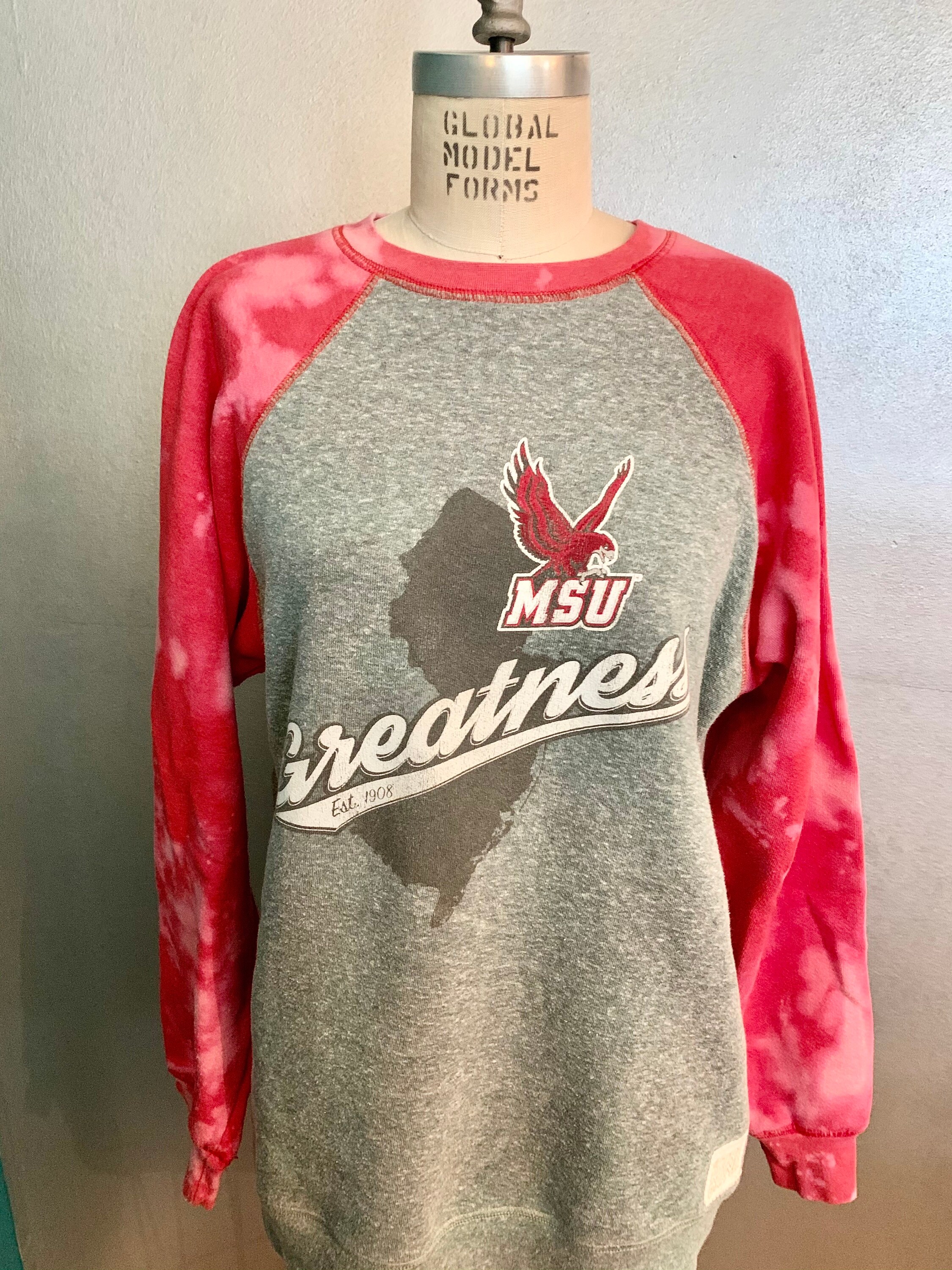 Montclair State University Crewneck Vintage Tee Graphic Etsy