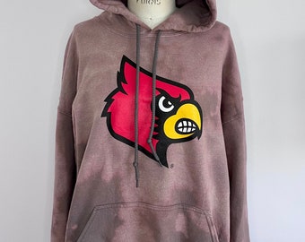 Vintage Vintage Early 00s Red University of Louisville Hoodie