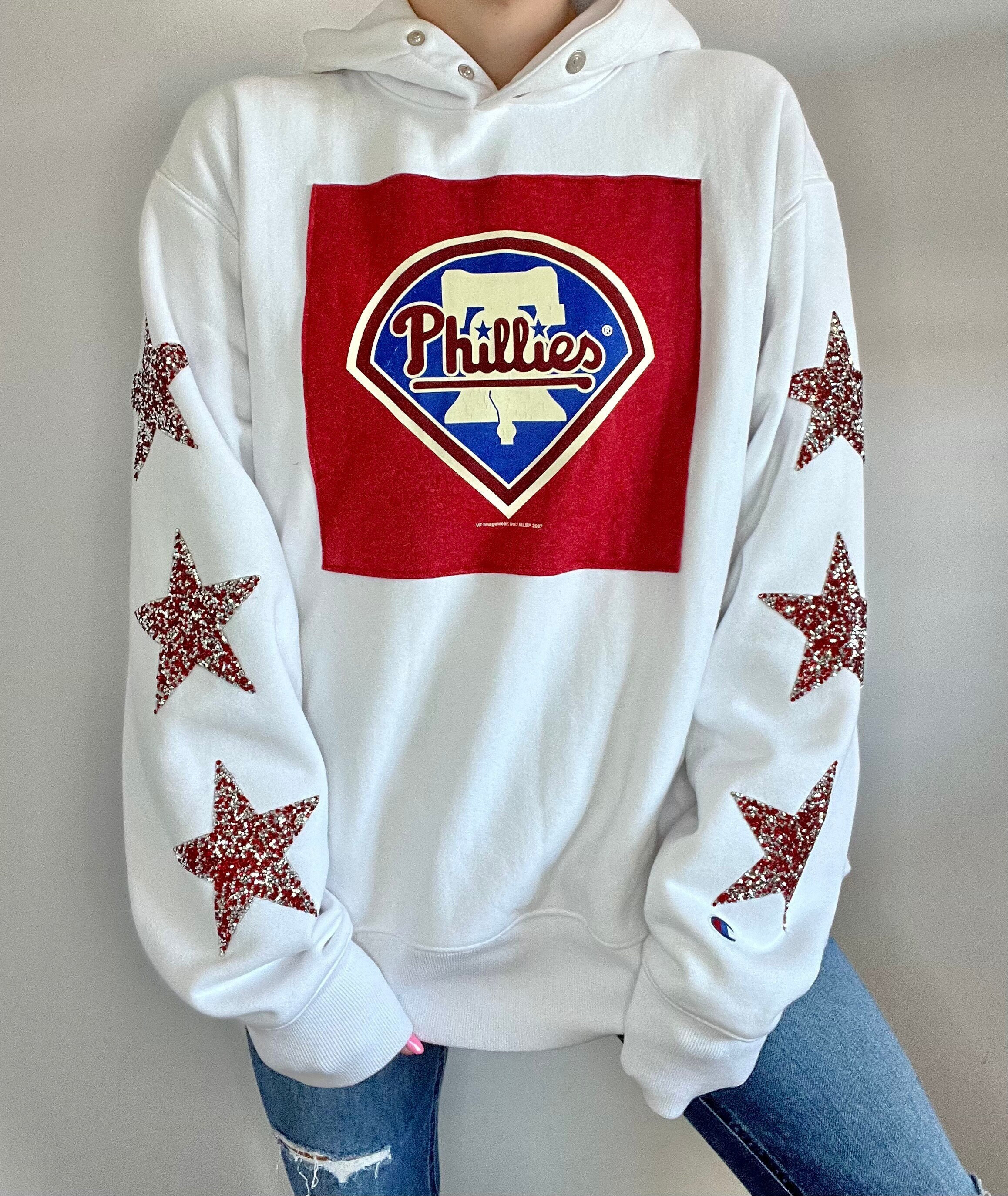 Vintage Red Star Patch Sweatshirt, Baseball Sweatshirt, Baseball Shirt,  Phillies, Baseball Top, Sports Sweatshirt, Baseball Sweatshirt