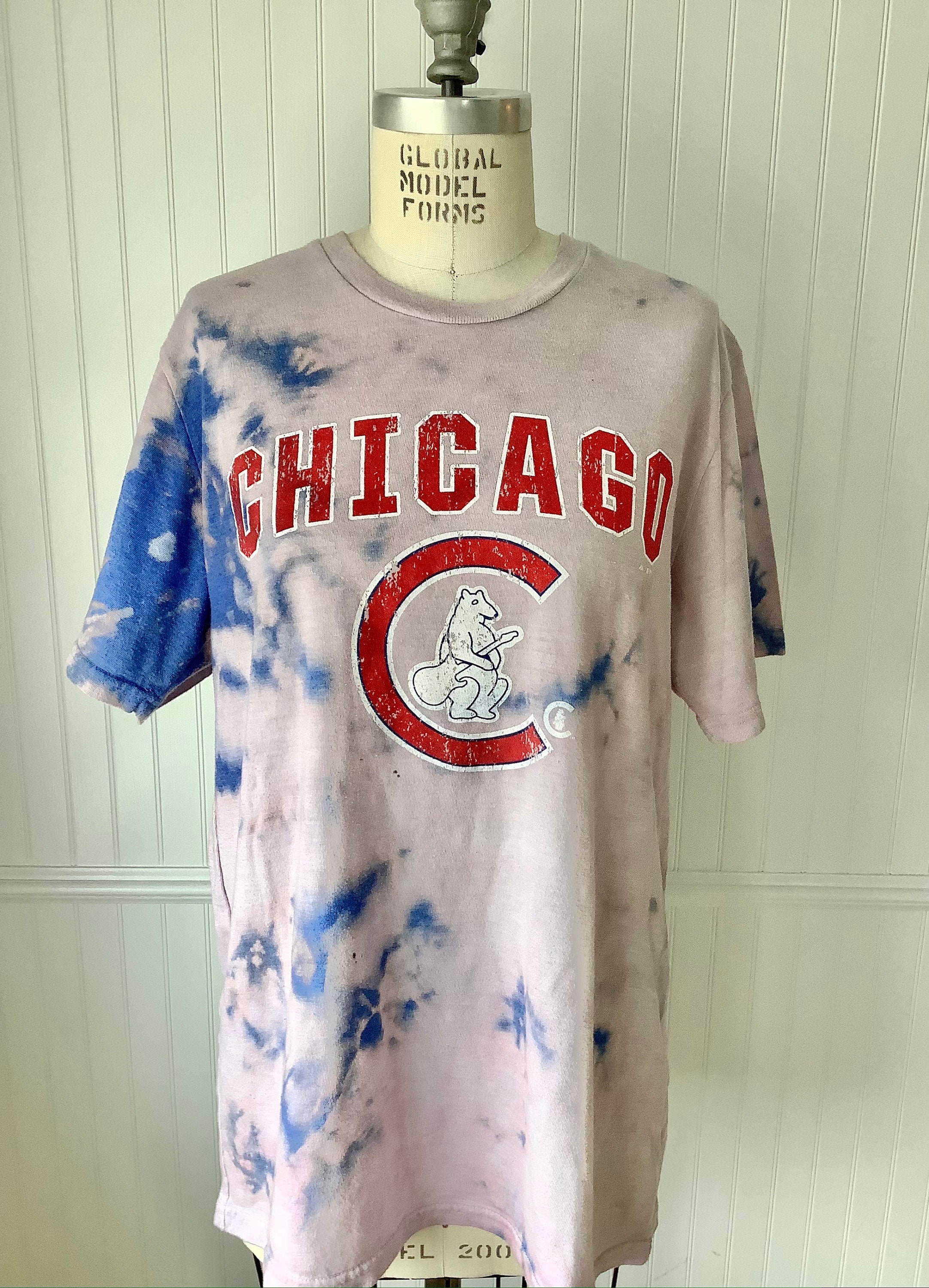 Chicago Cubs Tee Bleached Tailgate Clothing Game Day 