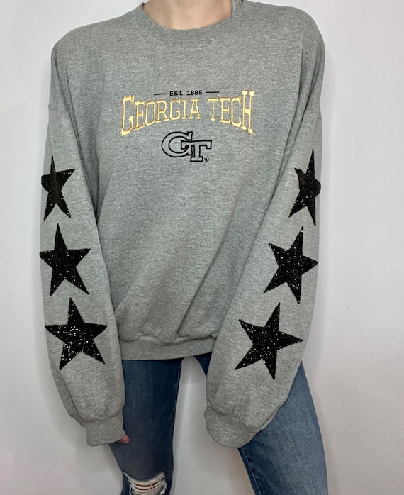 Vintage Rhinestone Stars Sweatshirt, Georgia Tech, Georgia
