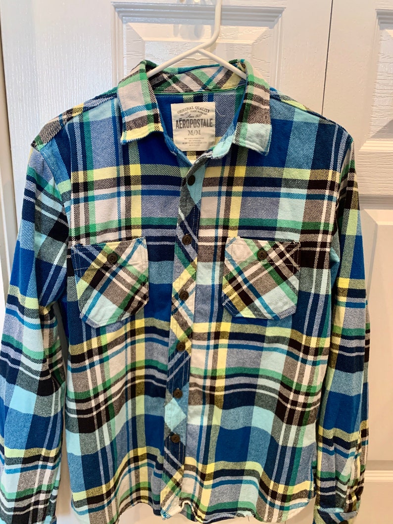 flannel graphic tee