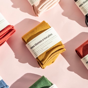 Anti pressure cuffs Stockings Organic cotton sock made in Spain by Evermine Cotton Socks Plain colors Socks Socks