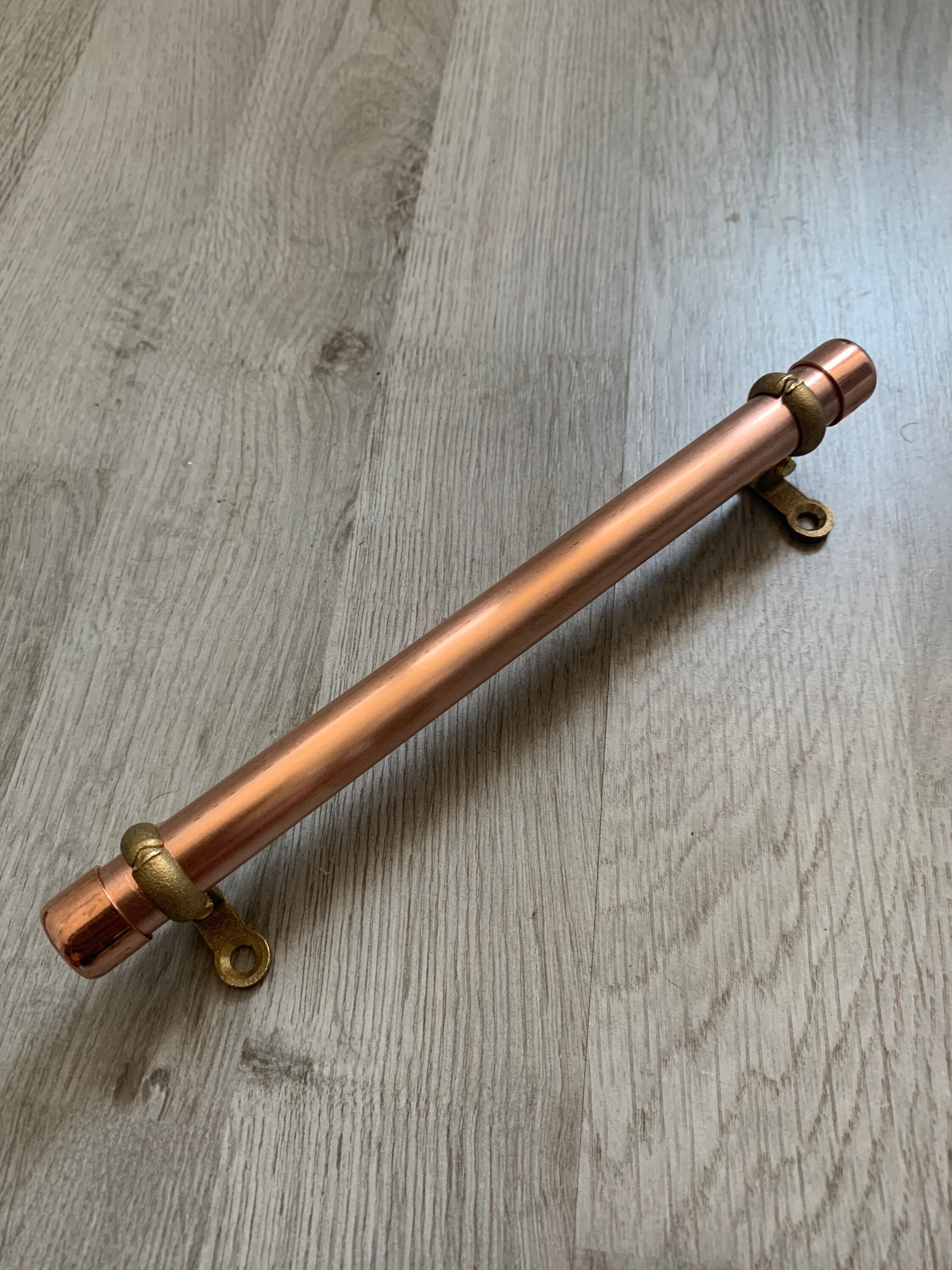 Handmade Copper Pipe Industrial Look Door/Drawer Handle Etsy