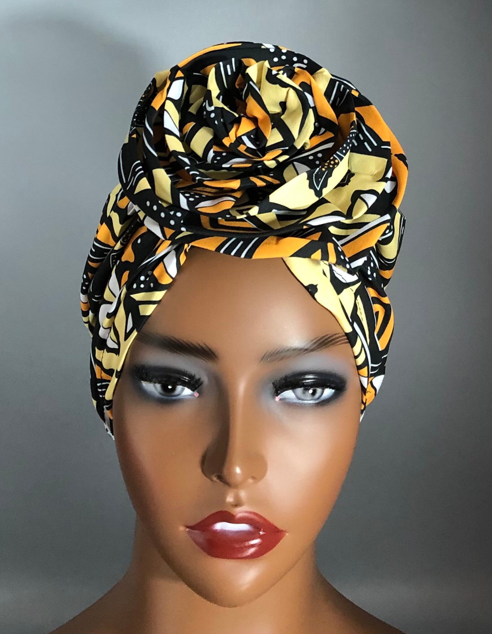 Value Satinlined Pretied Head Wrap Pretied Head Turban Etsy
