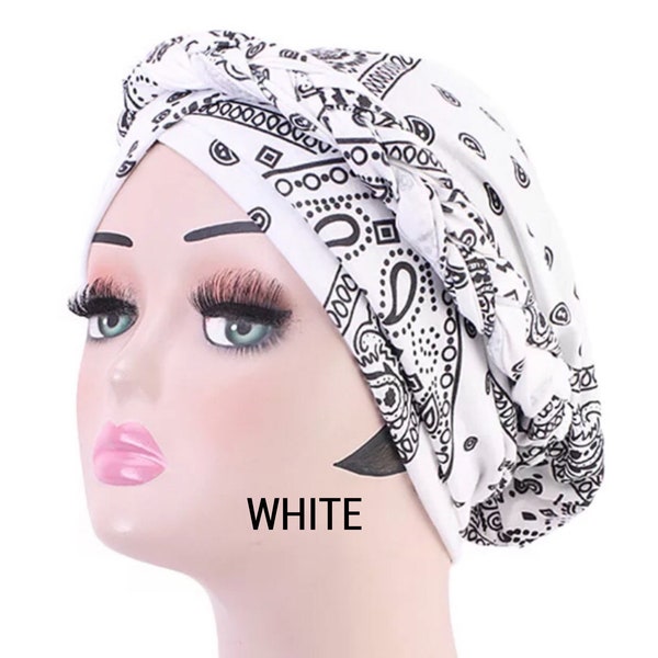 Value Pre-tied Headwrap, pre-tied stretch turban, boho scarf, Chemo, alopecia, hair loss, hair protection