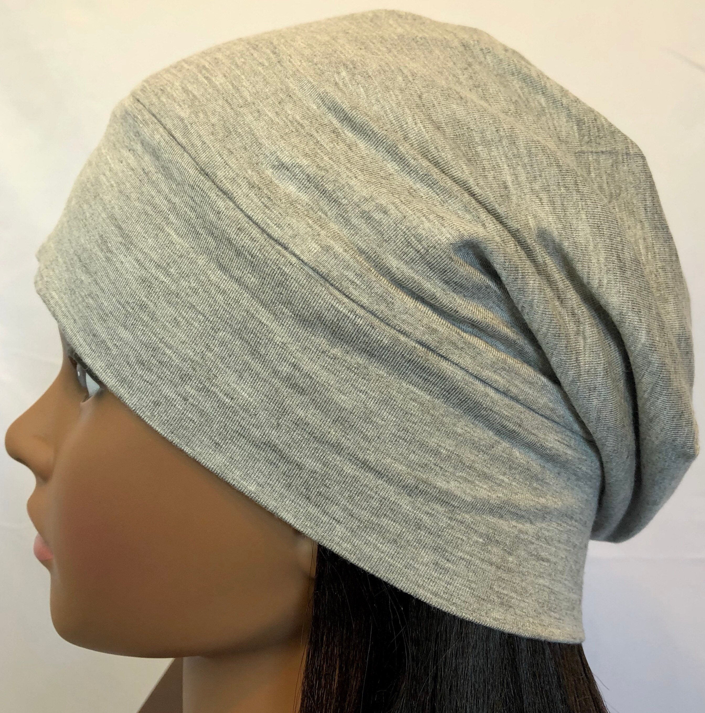 Value Satin lined Slouchy Beanie, hair protection, natural hair, unisex