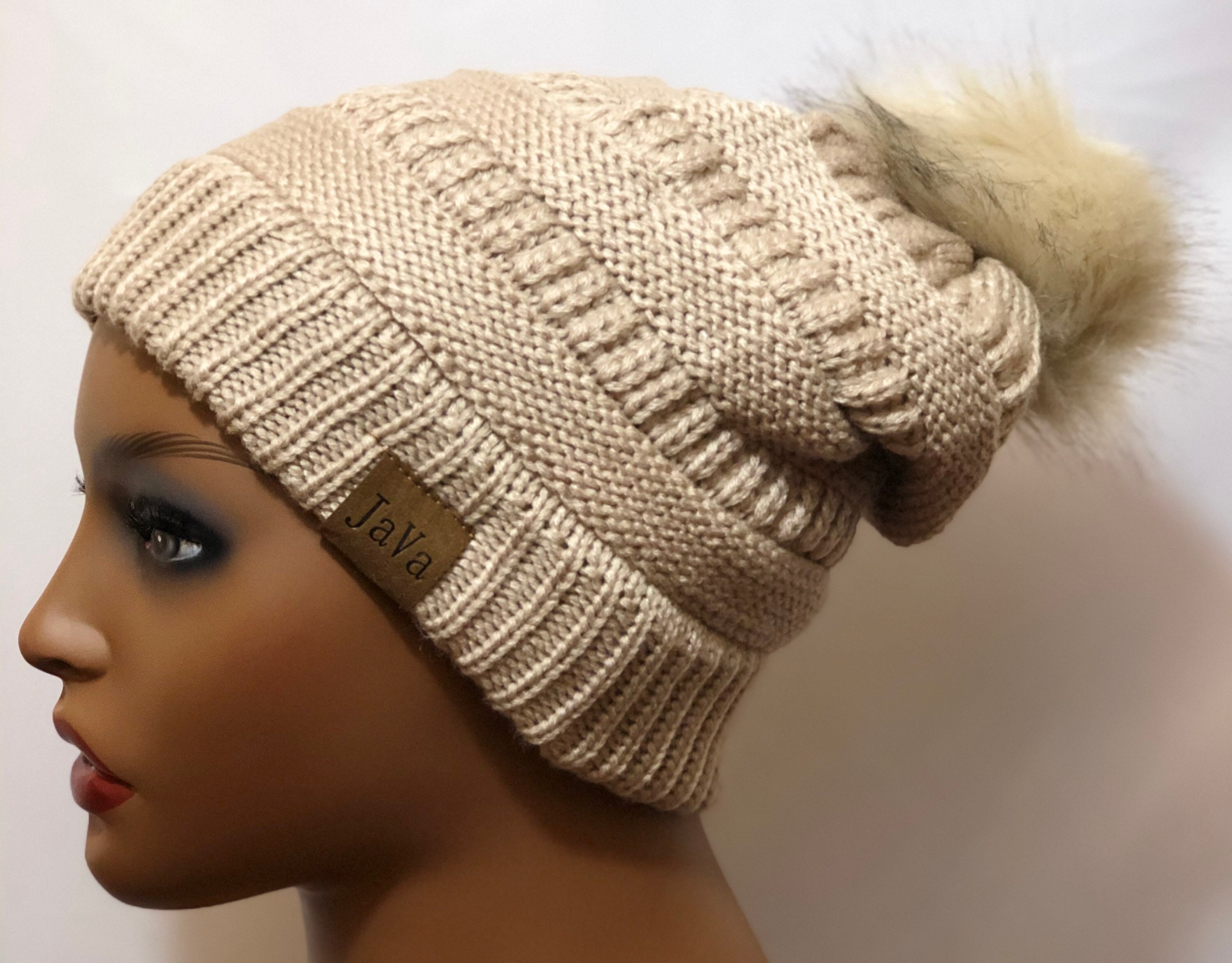 puffy winter hat