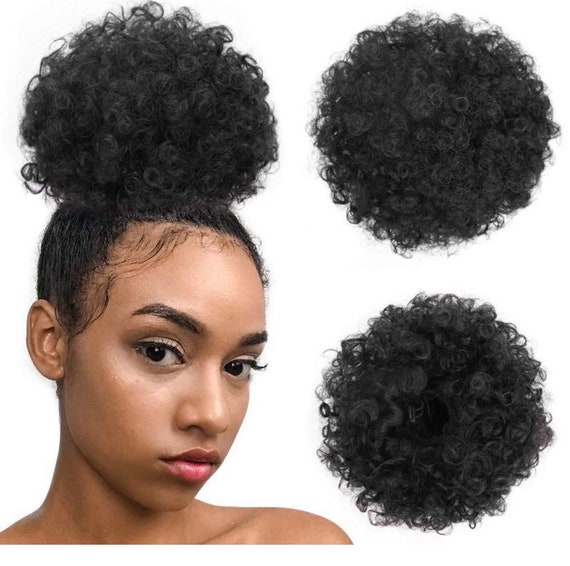 Afro cheap puff wig