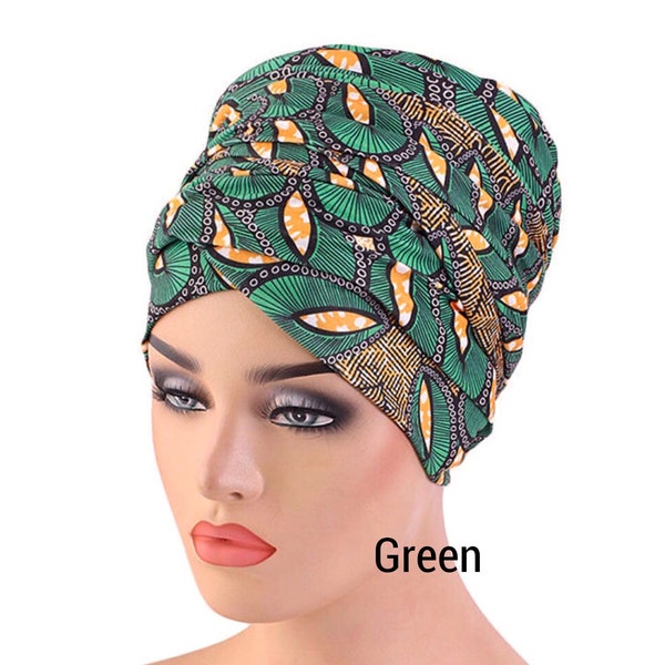 Value easy Head wrap, Turban, Boho head wrap, pre-sewn turban, hair scarf, long head wrap, natural hair, Headwrap, protective style