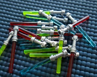 New Lego Bulk Star Wars Red, Green and Blue Lightsabers!