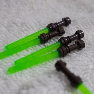 New Lego Bulk Star Wars Dark Green Brown Hilt Lightsabers
