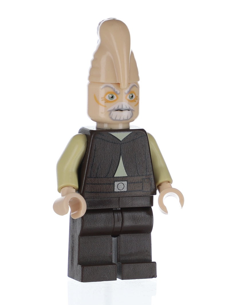 Ki-Adi Mundi 4x Lego Male Star Wars Jedi Alien Heads Even Piell NEW lot207 