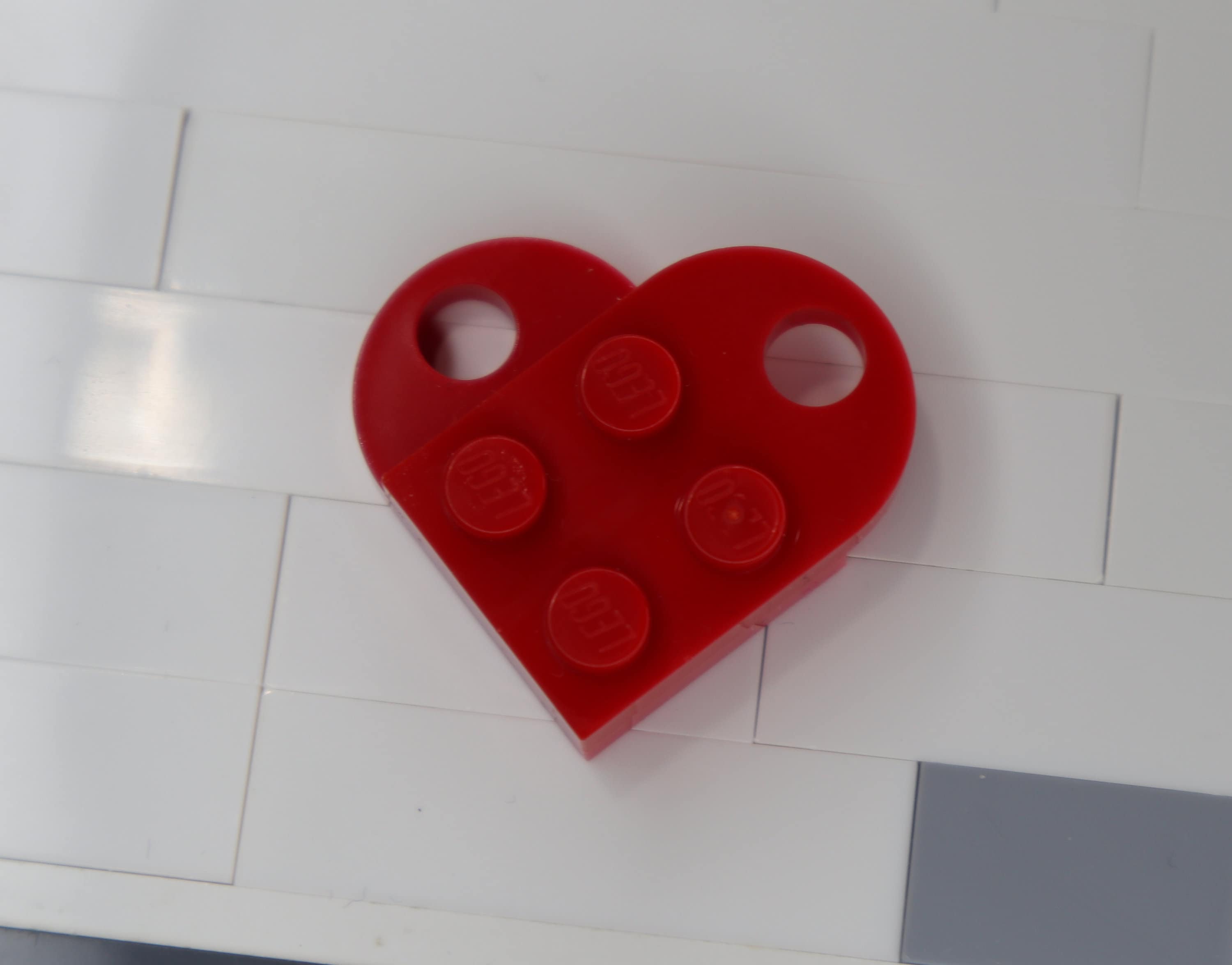 Lego Heart 2x Piece Love, Friendship, BFF, Boyfriend, Girlfriend, Best  Friends, Valentine, Birthday, Mother's Day 