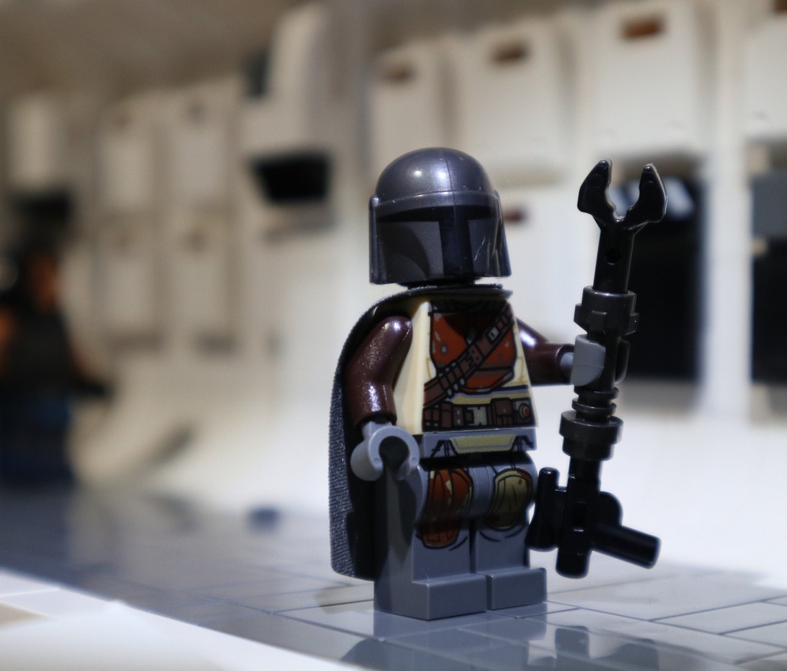 New Star Wars Lego Mandalorian Din Djarin Minifigure with Etsy