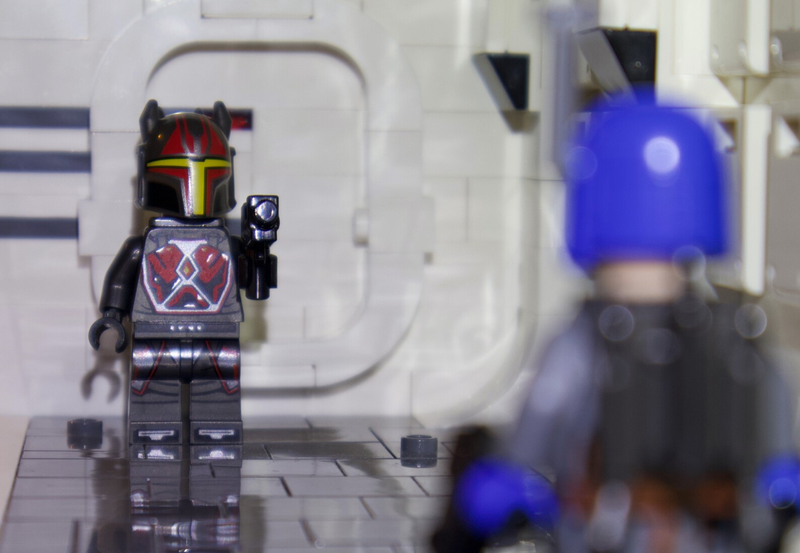 New Lego Star Wars Gar Saxon Minifigure With Blaster - Etsy UK