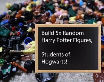 Harry Potter Lego Minifigurdelar: 25 slumpmässiga bitar (5x figurer)