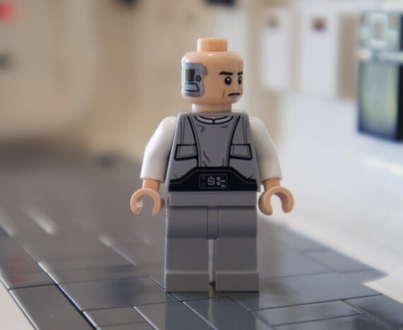 New Lego Star Wars Lobot Android-style Minifigure with Head - Etsy