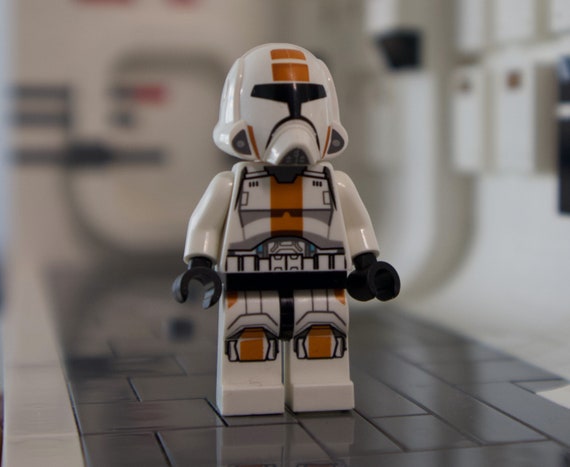 75001 Lego Star Wars Republic Trooper Figur weiss orange Republik Neu 