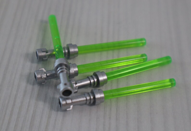 New Lego Bulk Star Wars Green Lightsabers Etsy