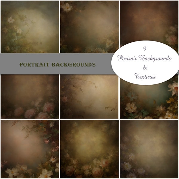 Old Master Floral Backdrops/Old Master Backdrops/Backgrounds/Digital Photo Backgrounds/Photoshop Overlay/Photo Backgrounds/Studio Backdrop