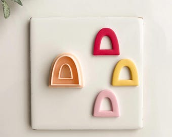 Donut Arch No. 1 Clay Cutter | Polymer Clay Cutter for DIY Earrings Playful Jewelry and Handmade Fun Accessories