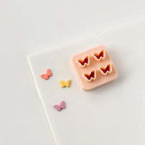 Butterfly Micro Cluster Clay Cutter | Polymer Clay Cutter for DIY Nature Earrings Fairy-Themed Jewelry and Handmade