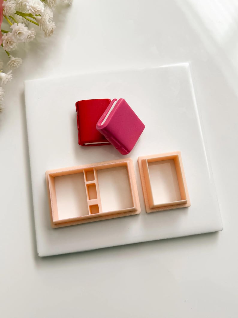Book Builder Clay Cutter | Polymer Clay Cutter for DIY Literature Earrings Reading-Themed Jewelry and Handmade Smart image 4