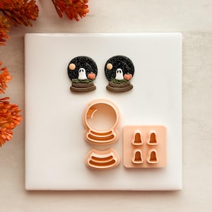 2026 Crystal Ball| Witchy Polymer Clay Cutter Spooky Scary