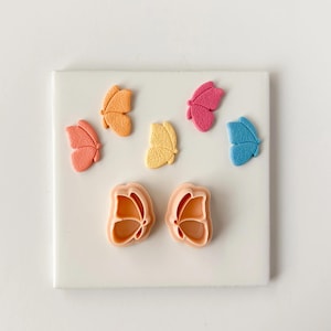 Butterfly Wings Clay Cutter | Polymer Clay Cutter for DIY Nature Earrings Fairy Jewelry and Handmade Botanical Accessories