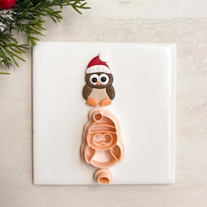 Owl Clay Cutter | Polymer Clay Cutter for DIY Nature Earrings Woodland-Themed Jewelry and Handmade Forest Accessories