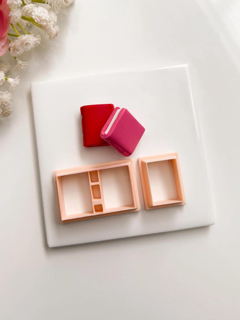 Book Builder Clay Cutter | Polymer Clay Cutter for DIY Literature Earrings Reading-Themed Jewelry and Handmade Smart image 5