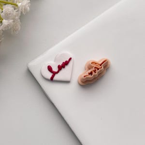 2026 Kärleksbokstäver | Polymer Clay Cutters